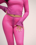 Rose Sculpted Bodysuit Top