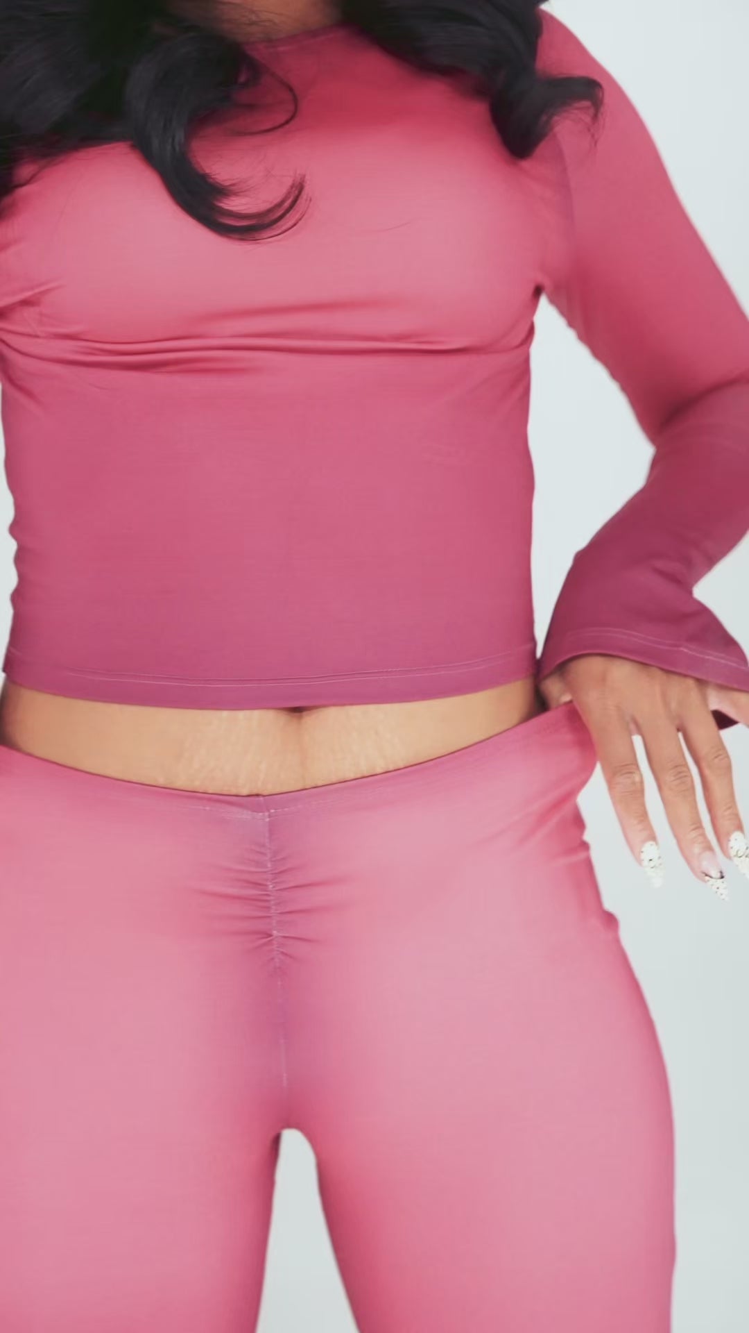 Rose Sculpted Bodysuit Pant