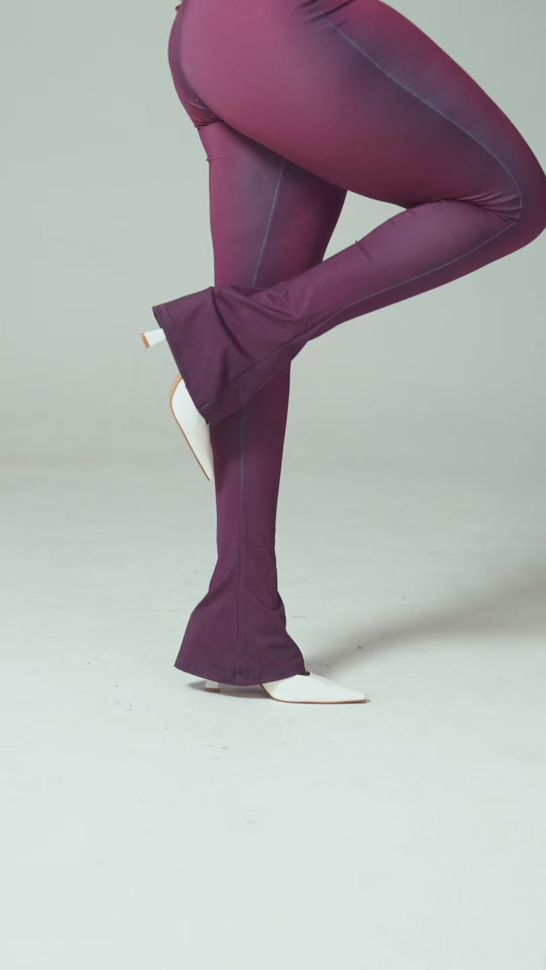 Plum Sculpted Bodysuit Pant